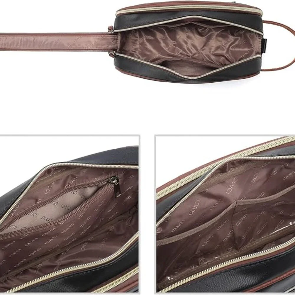 ✨ NWT CLUCI Toiletry Bag with Hanging Hook - Travel Organizer ✨